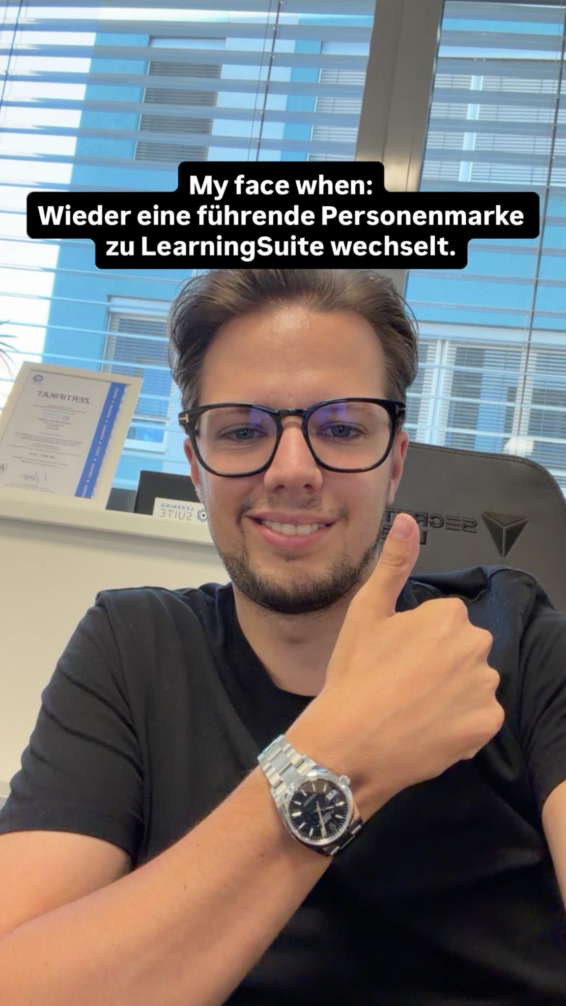 LearningSuite Facebook ad: Führende Personenmarken wechseln zu LearningSuite!