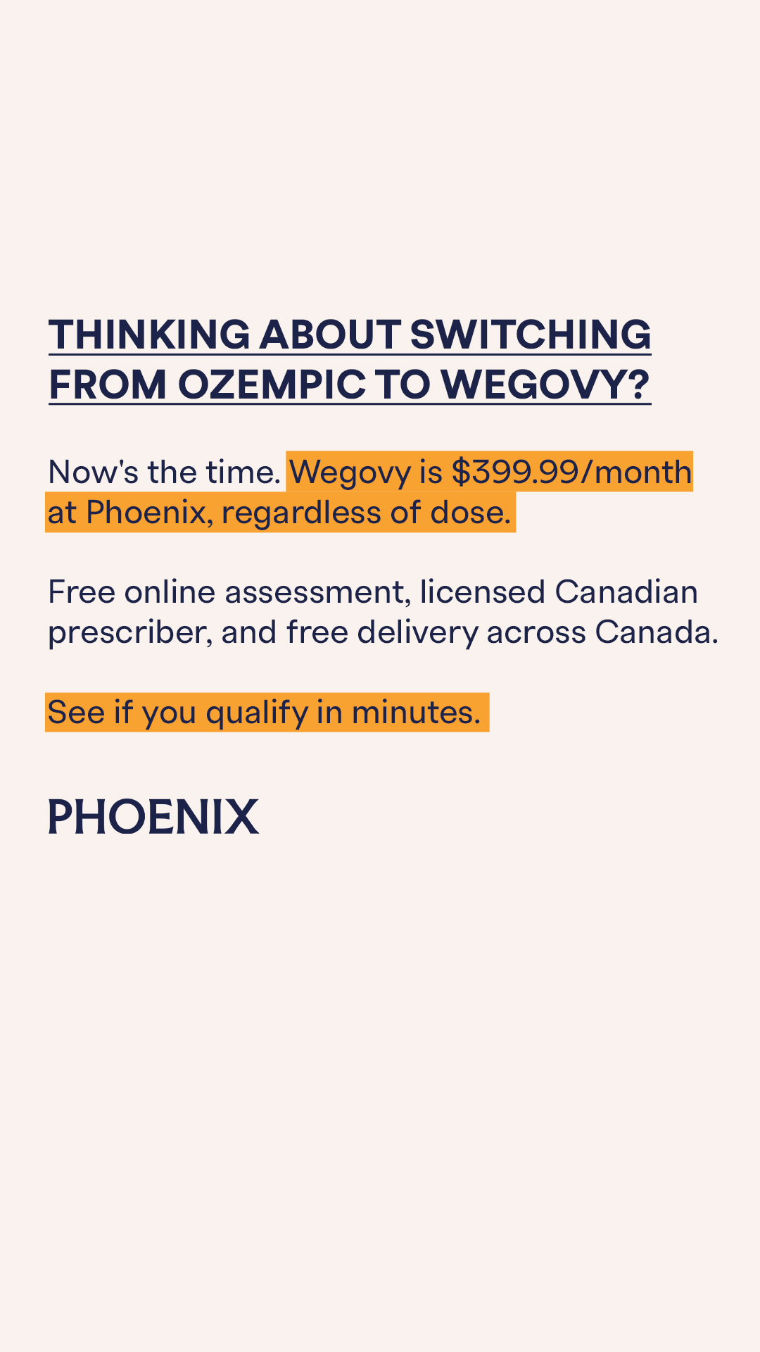 PHX Facebook ad