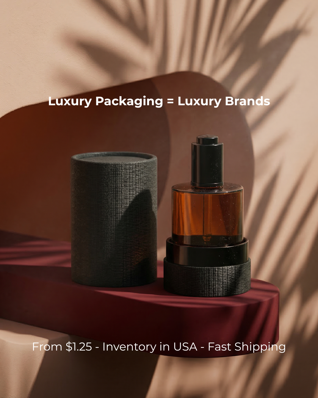 Luxeglass Facebook ad: Inventory in USA.