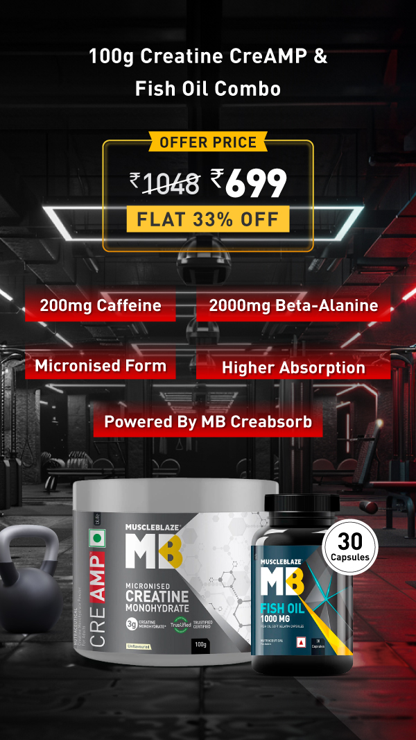 MuscleBlaze Facebook ad