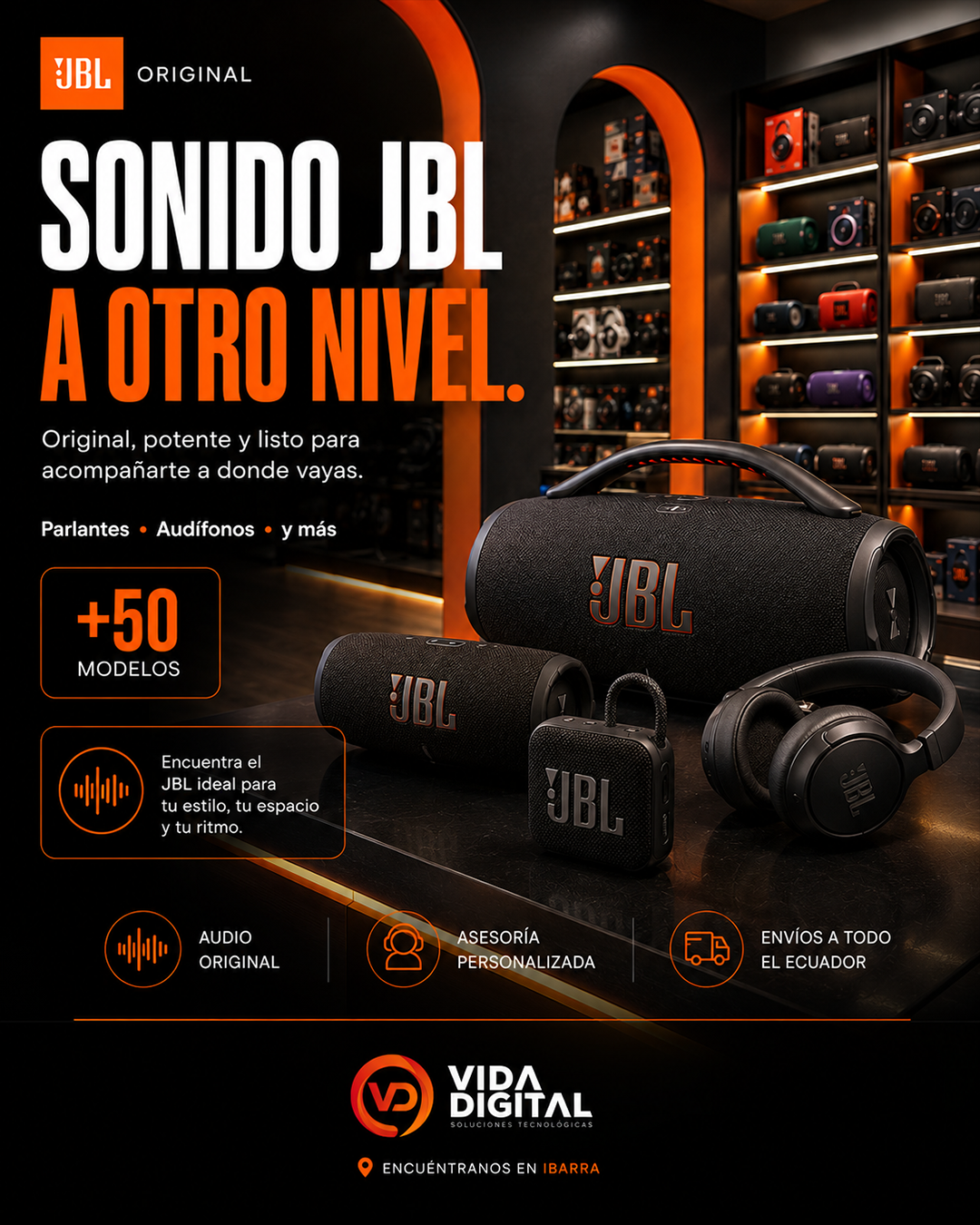 Vida Digital Ecuador - Computacion Facebook ad: Cotiza tu JBL Original