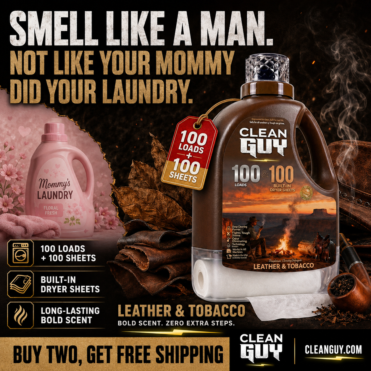 Clean Guy Facebook ad