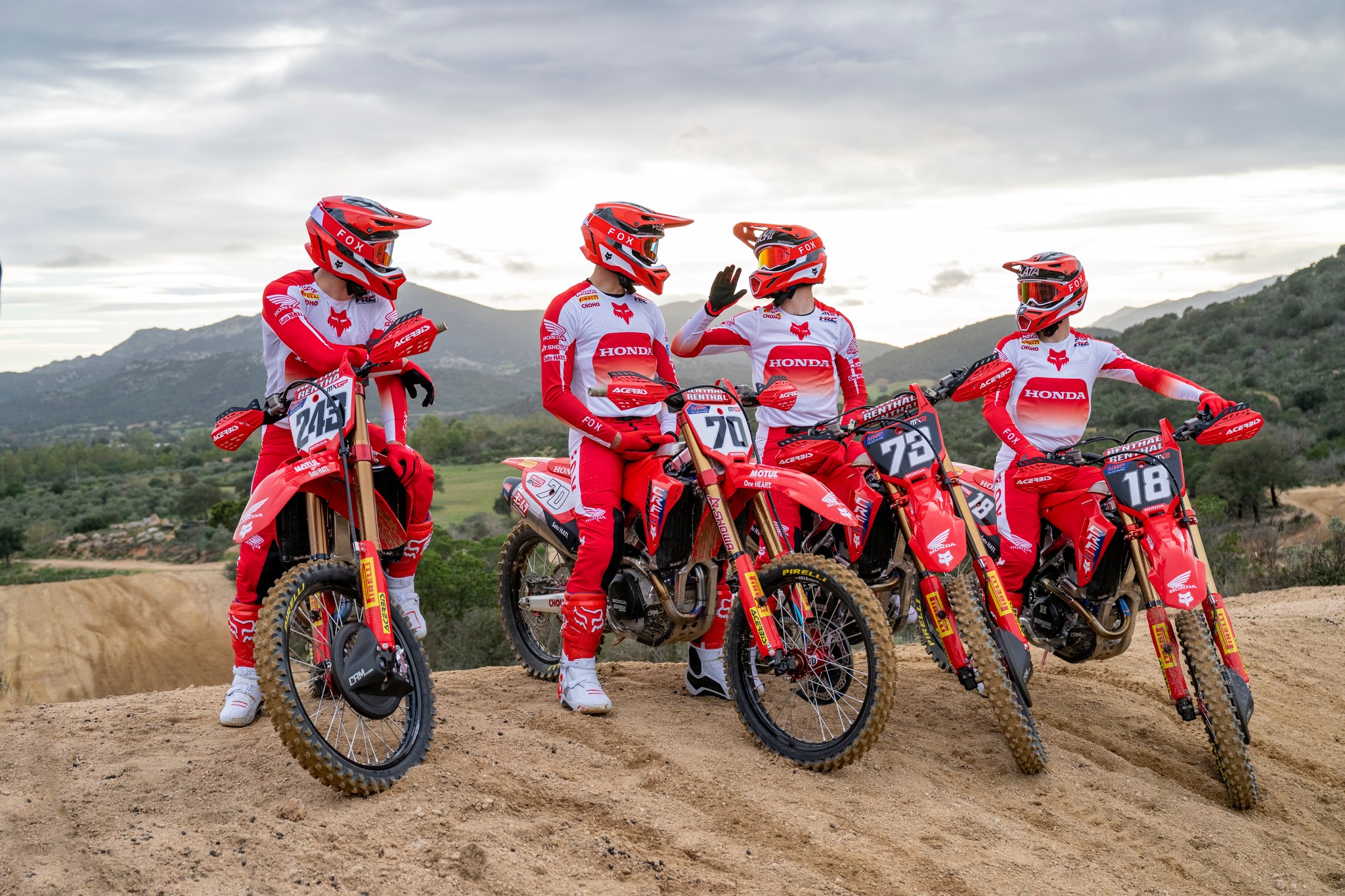 Honda Racing Global Facebook ad: The official home of Honda Racing (HRC).