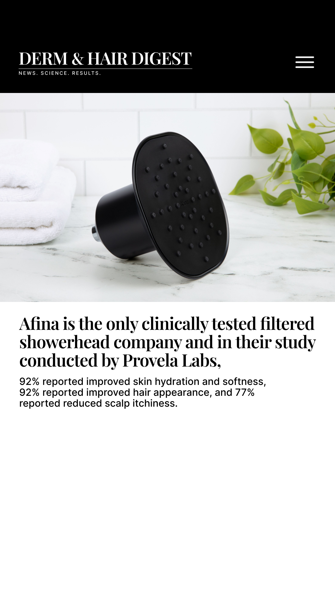 Afina Facebook ad