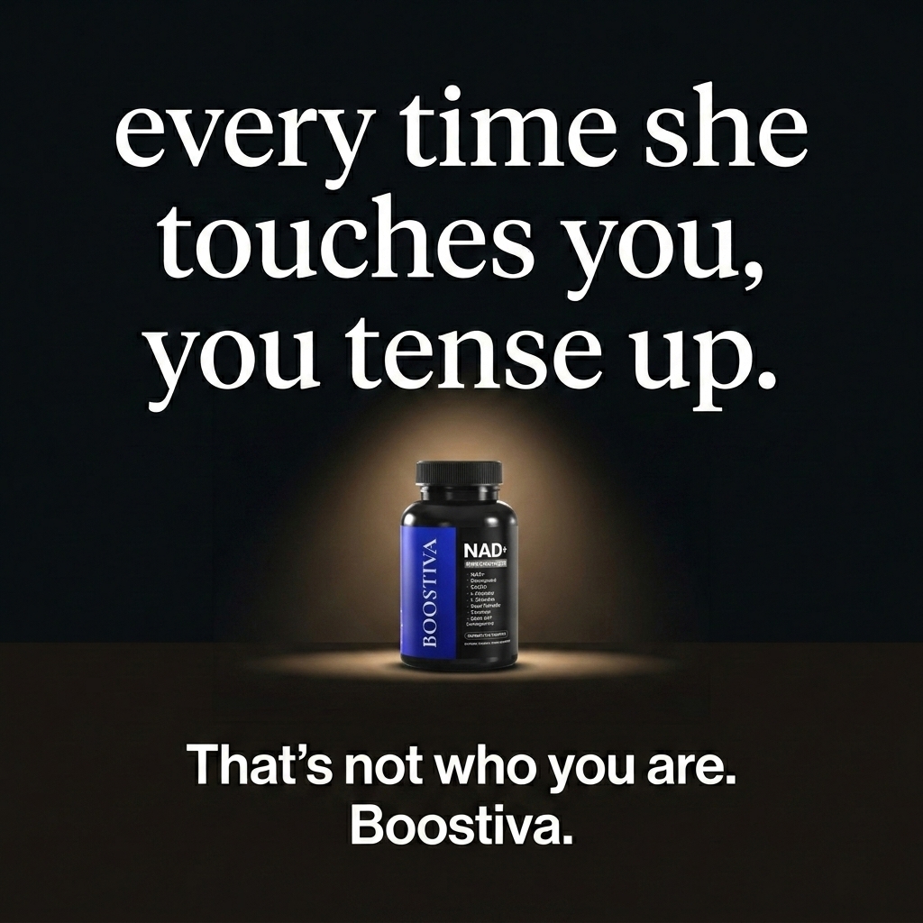 Boostiva Men Facebook ad: Get Your Edge Back, From the Boardroom to the Bedroom