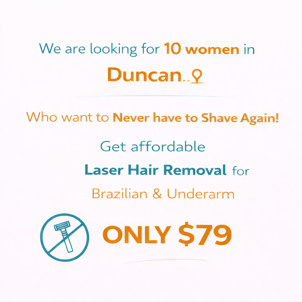 Healing Hands Wellness Facebook ad: Limited Time Offer - Laser Hair Removal