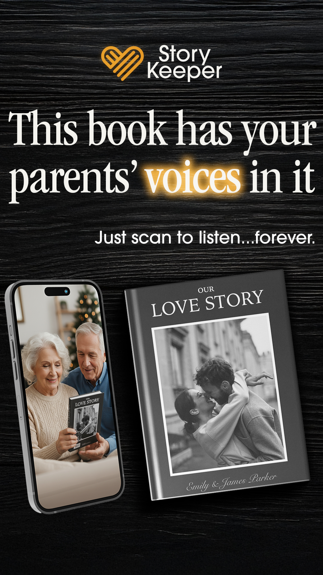 StoryKeeper Facebook ad