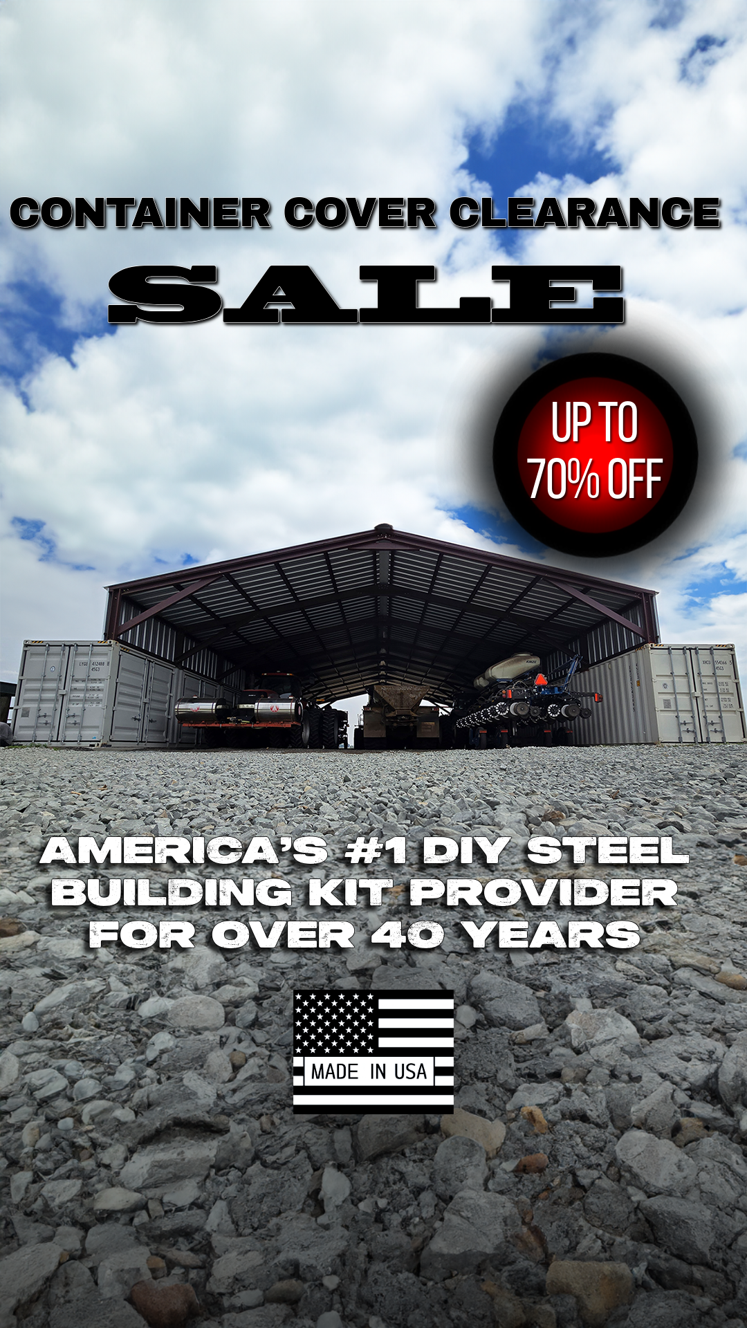 Toro Steel Buildings Facebook ad