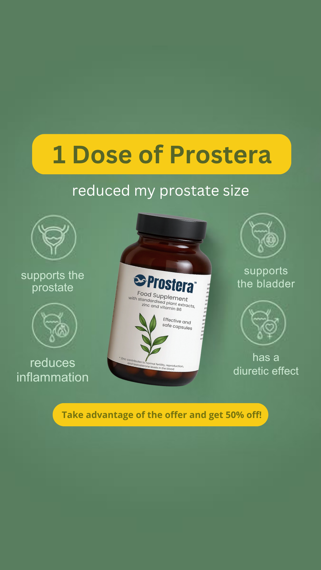 Live Life AUS Facebook ad: New breakthrough in prostate health.