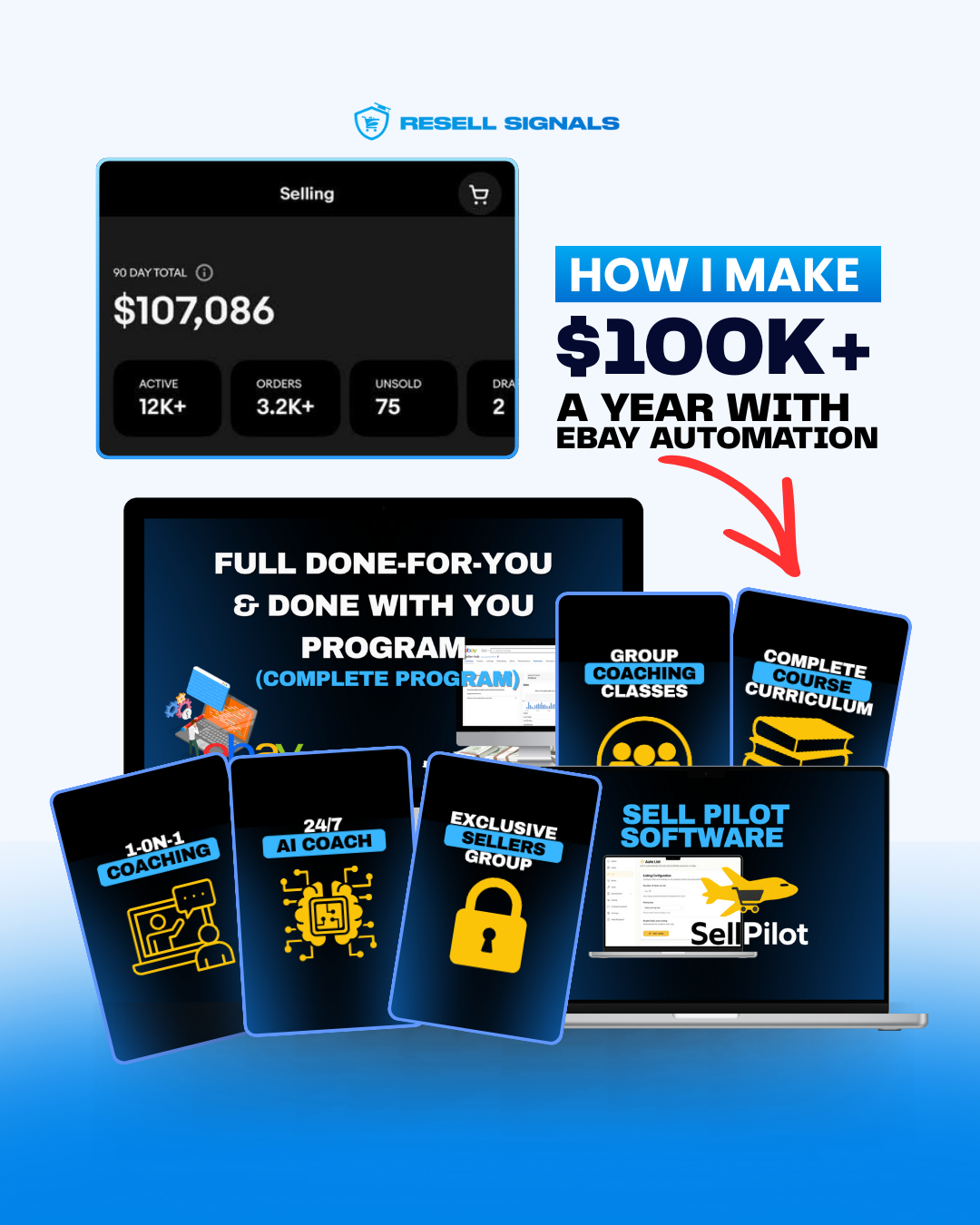 Resell Signals Facebook ad from Jun 3, 2026