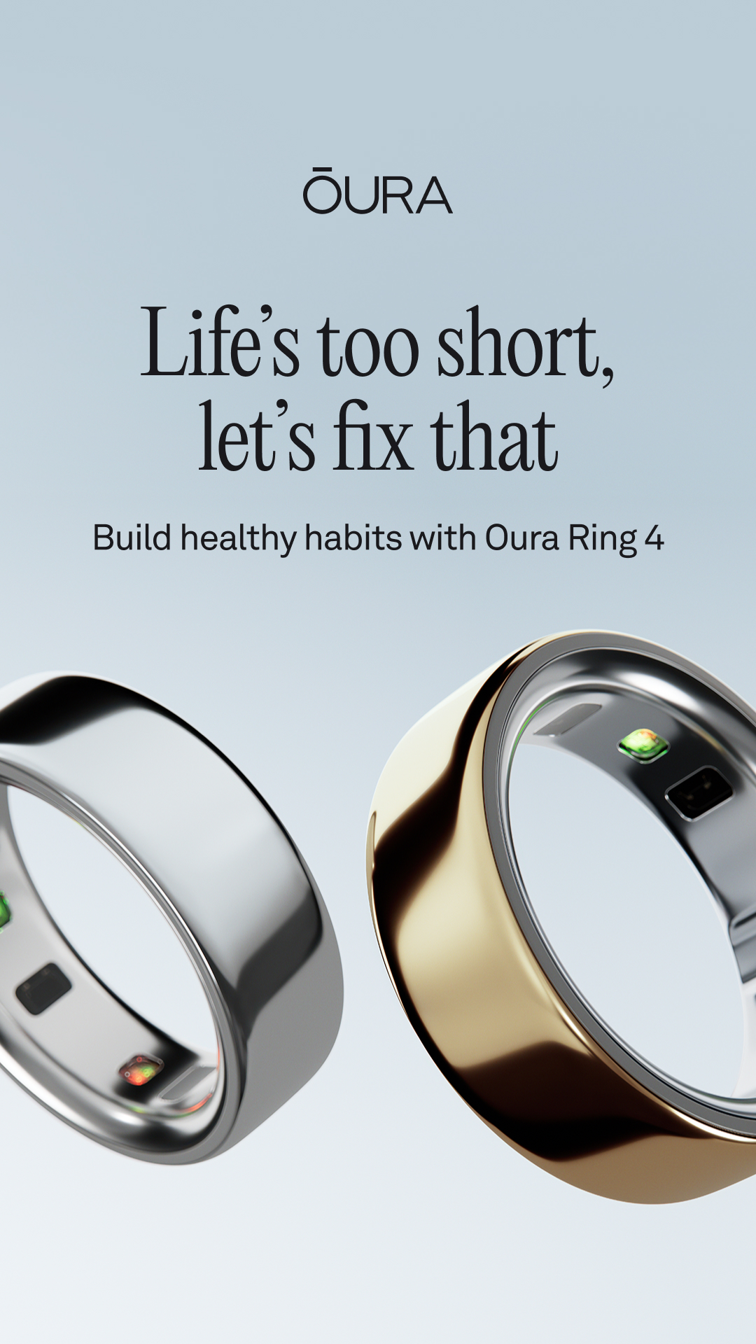 ŌURA Facebook ad