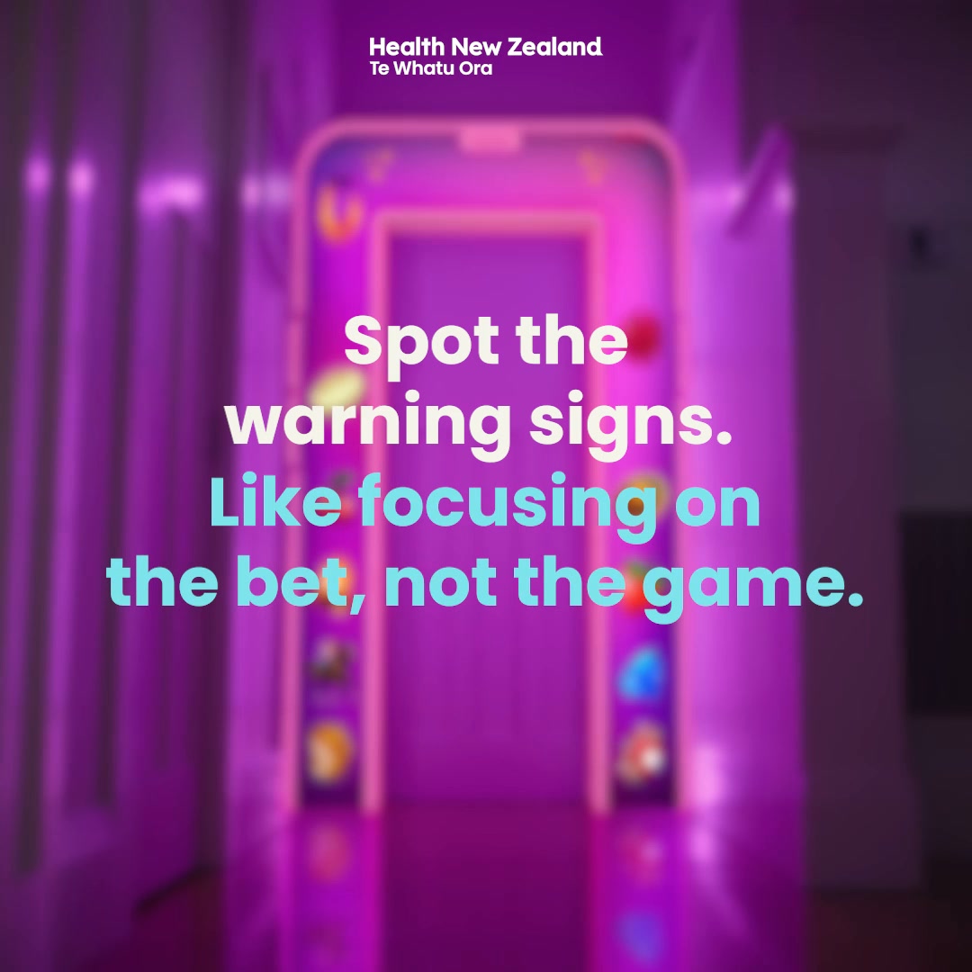 Safer Gambling Aotearoa Facebook ad: Help stop gambling harm