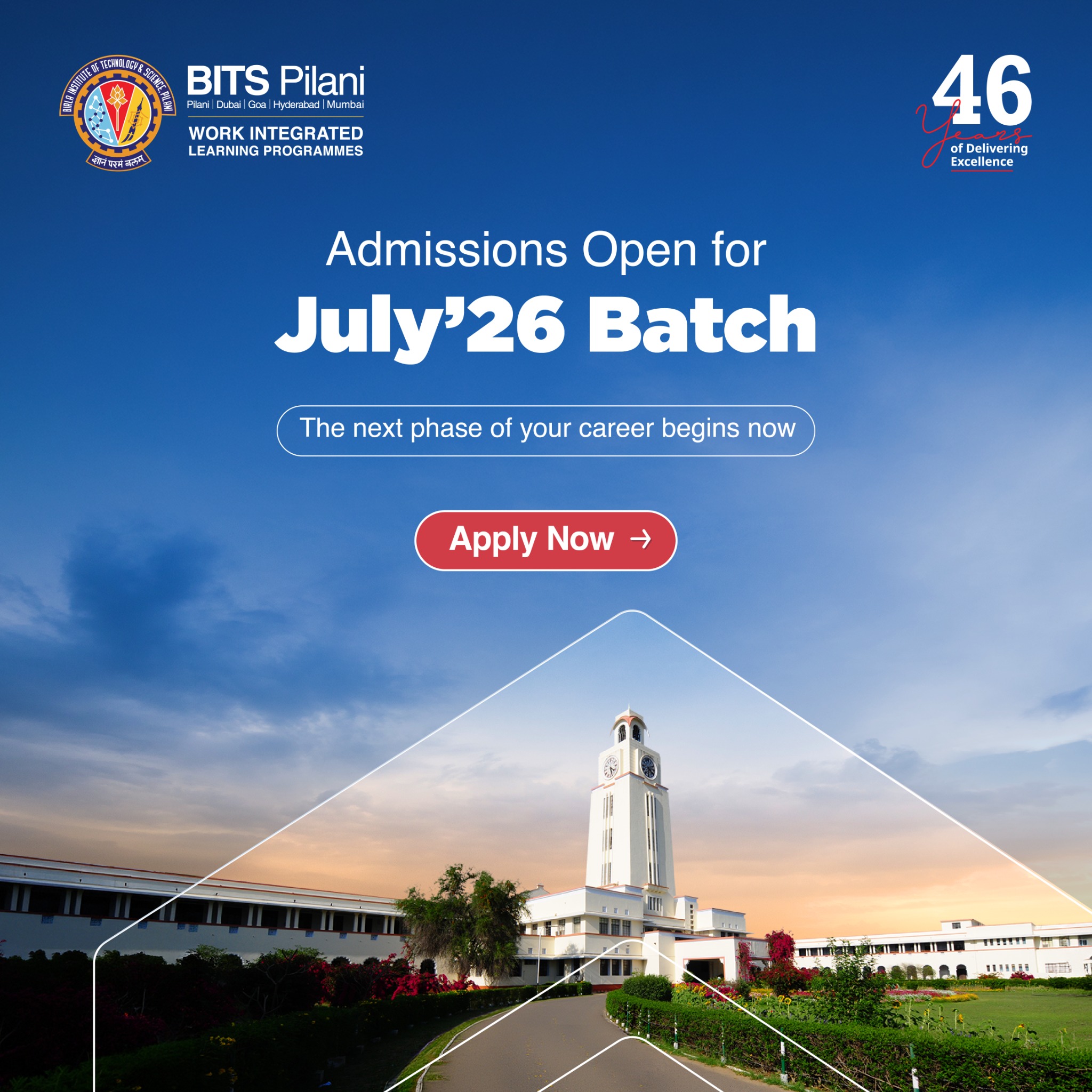 BITS Pilani Work Integrated Learning Programmes Facebook ad