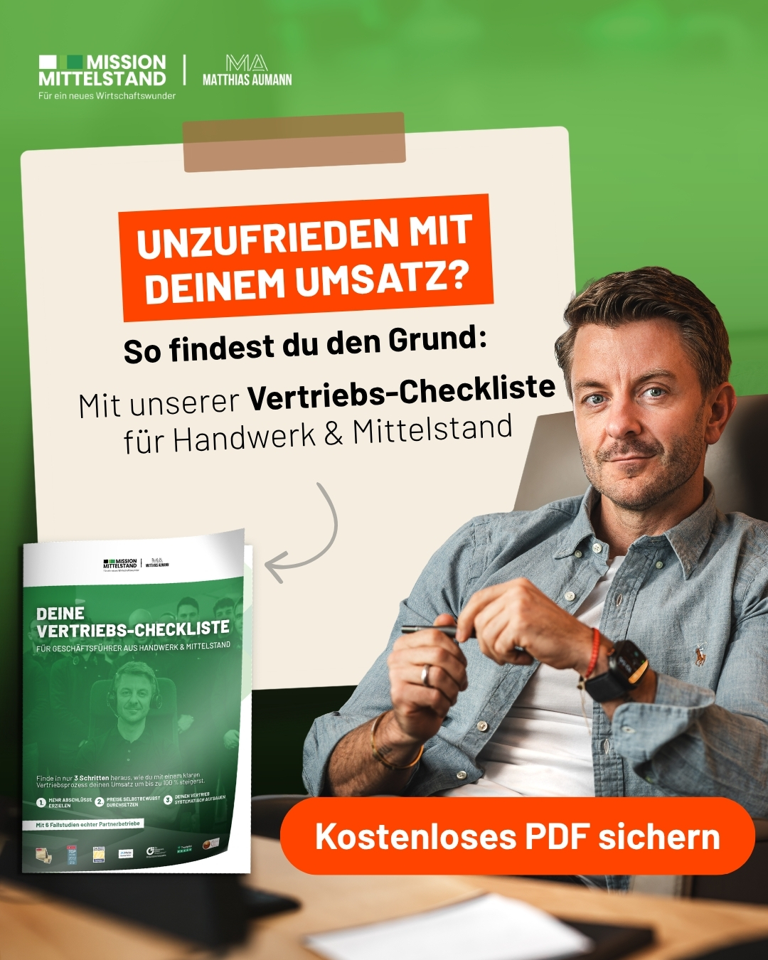 Matthias Aumann Facebook ad