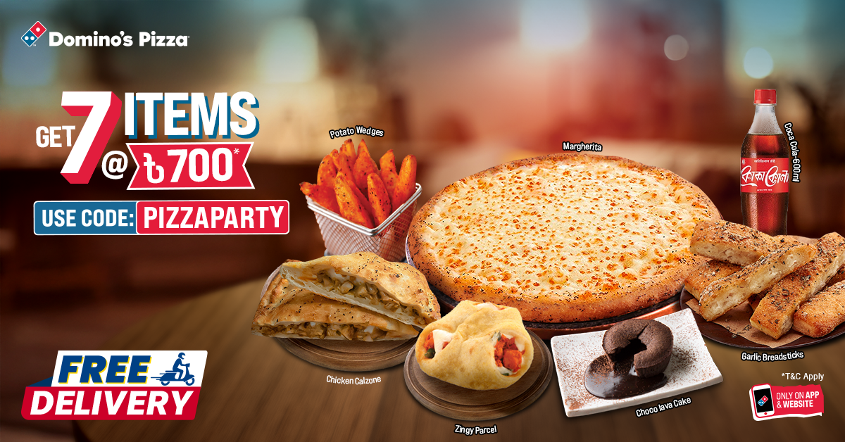 Domino's Pizza Bangladesh Facebook ad from May 7, 2026