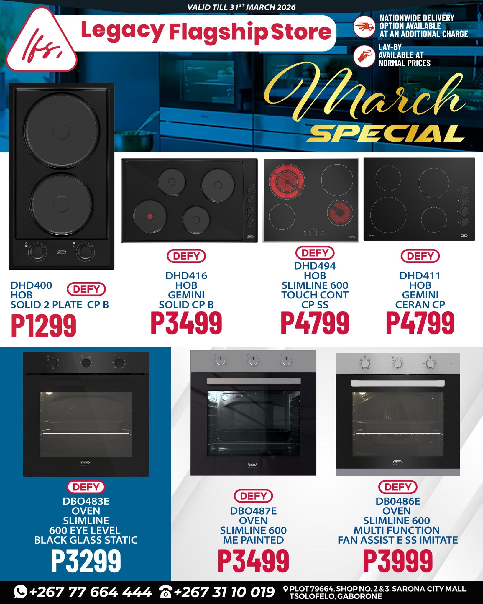 Legacy Flagship Store Facebook ad: Performance you can trust.