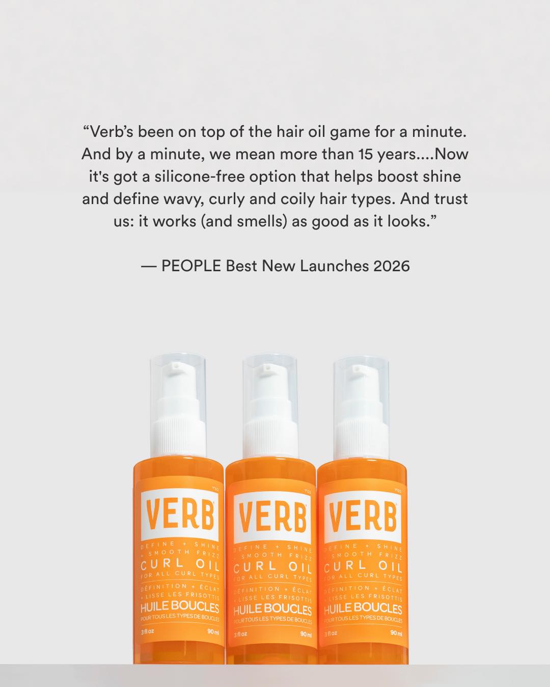Verb Products Facebook ad: making headlines
