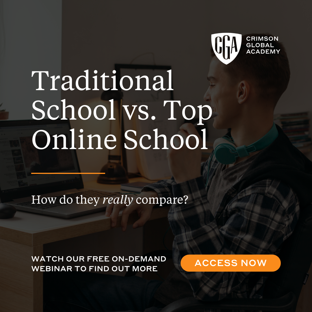 Crimson Global Academy Facebook ad