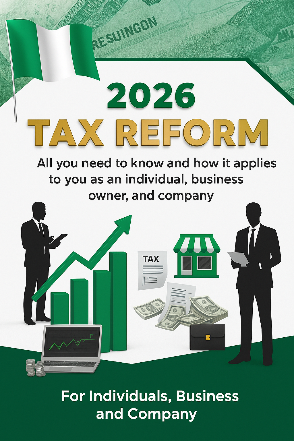 2026 Nigerian Tax Guide Facebook ad: EVERYTHING YOU NEED TO KNOW ON THE 2026 TAX ACT