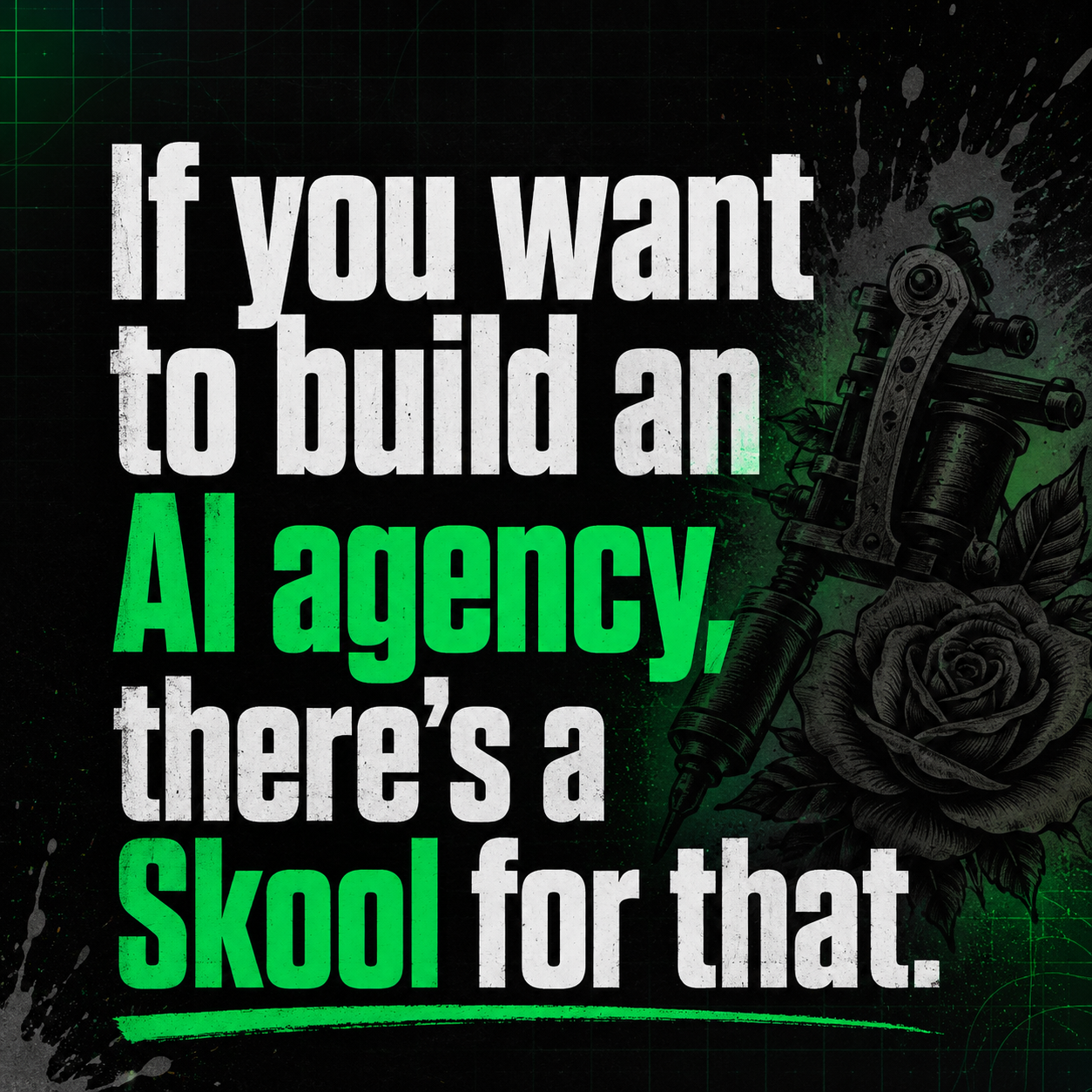 Skool Facebook ad