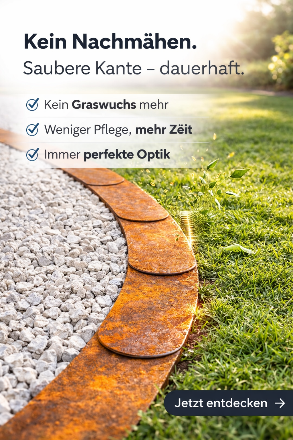 Rasenkantemetall Facebook ad