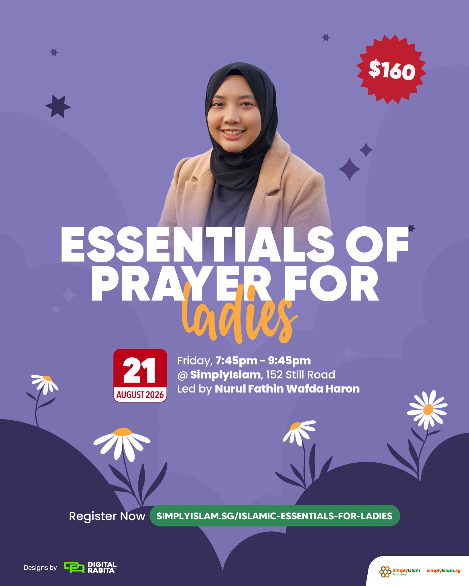 SimplyIslam.sg Facebook ad: Essentials of Prayer for Ladies
