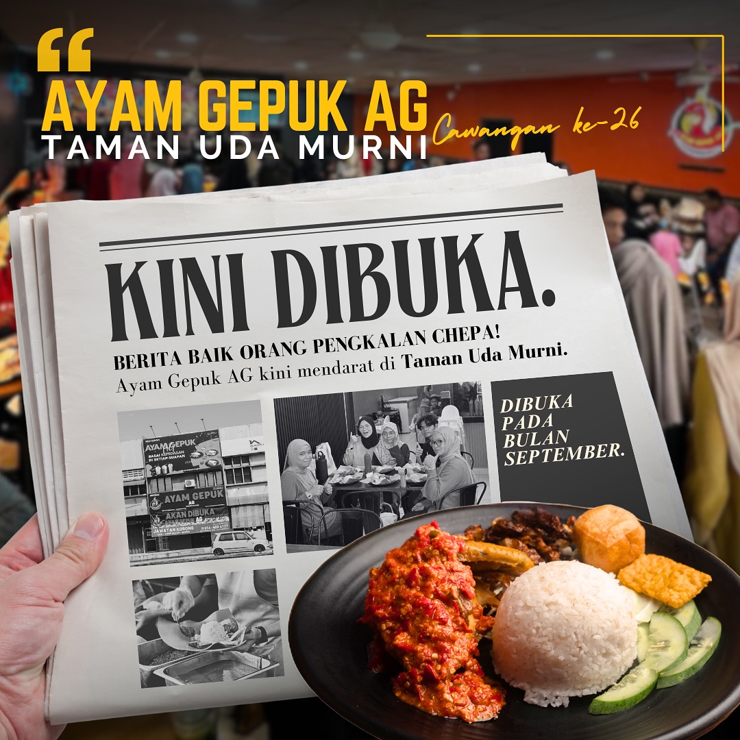 Ayam Gepuk AG Facebook ad
