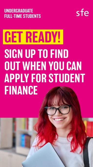 Student Finance England Facebook ad from Feb 2, 2026