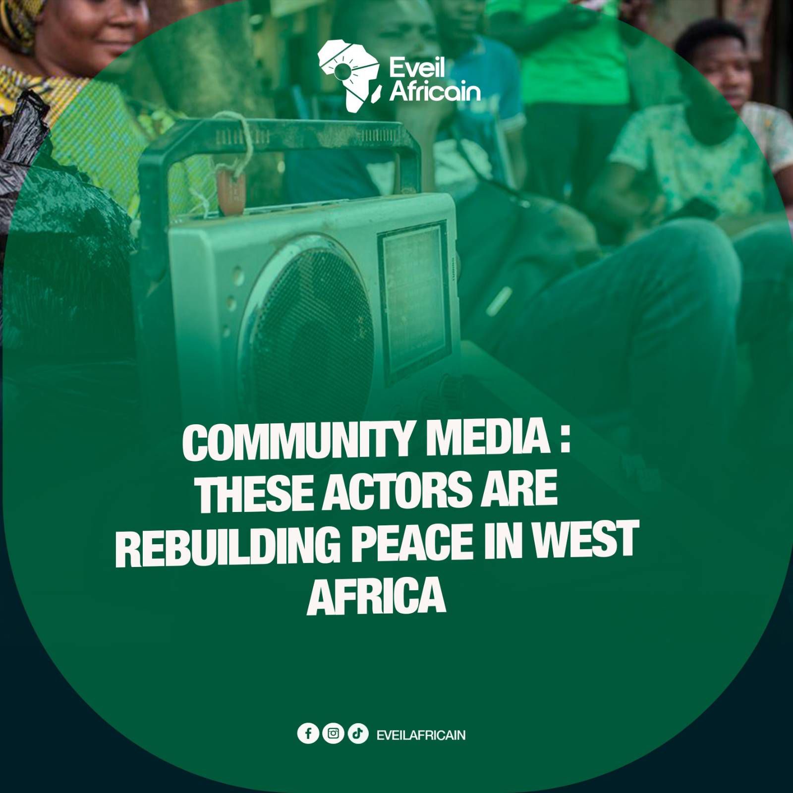 Éveil Africain Facebook ad: 𝐂𝐨𝐦𝐦𝐮𝐧𝐢𝐭𝐲 𝐌𝐞𝐝𝐢𝐚: 𝐓𝐡𝐞 𝐀𝐜𝐭𝐨𝐫𝐬…