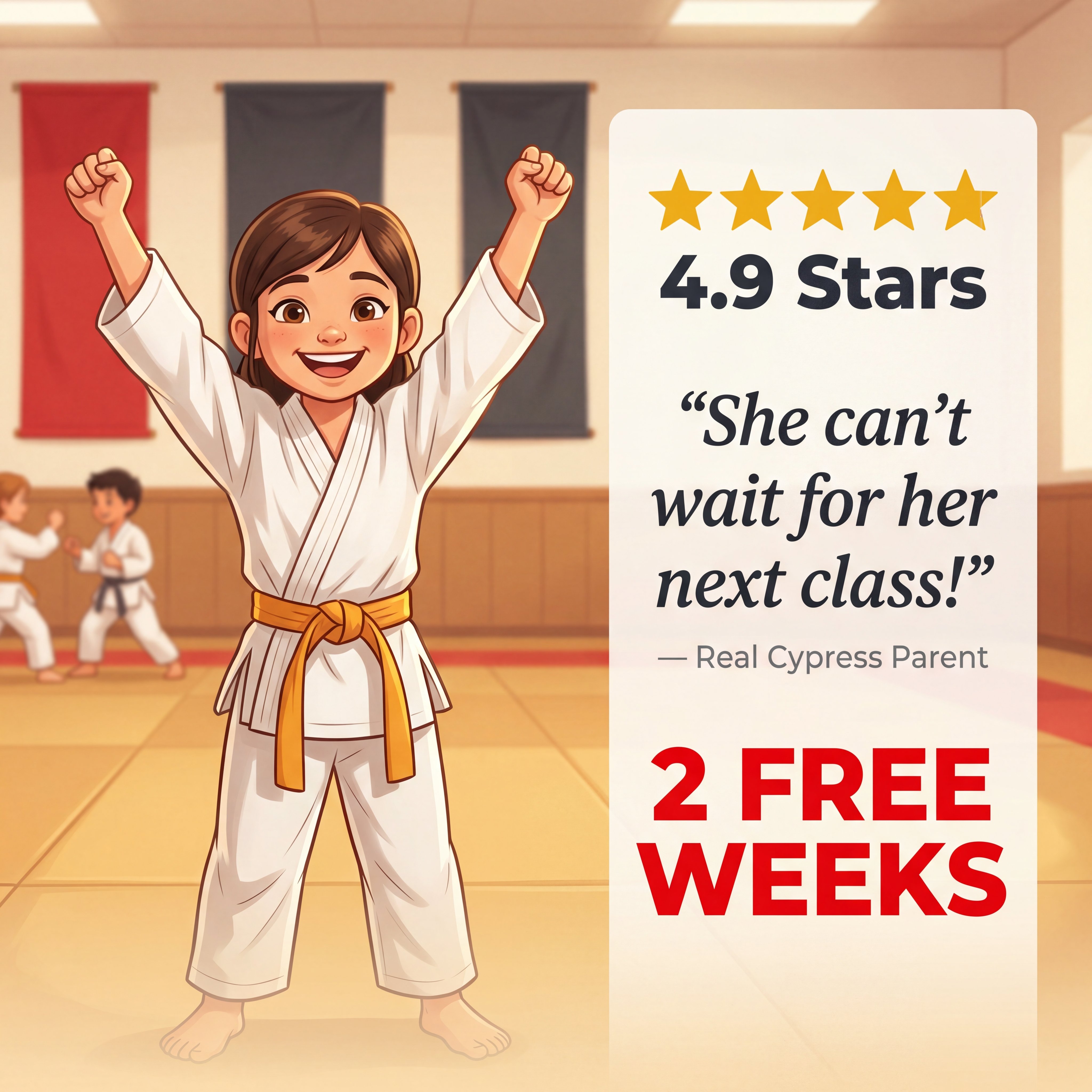 Team Tooke Martial Arts Academy - Cypress Facebook ad