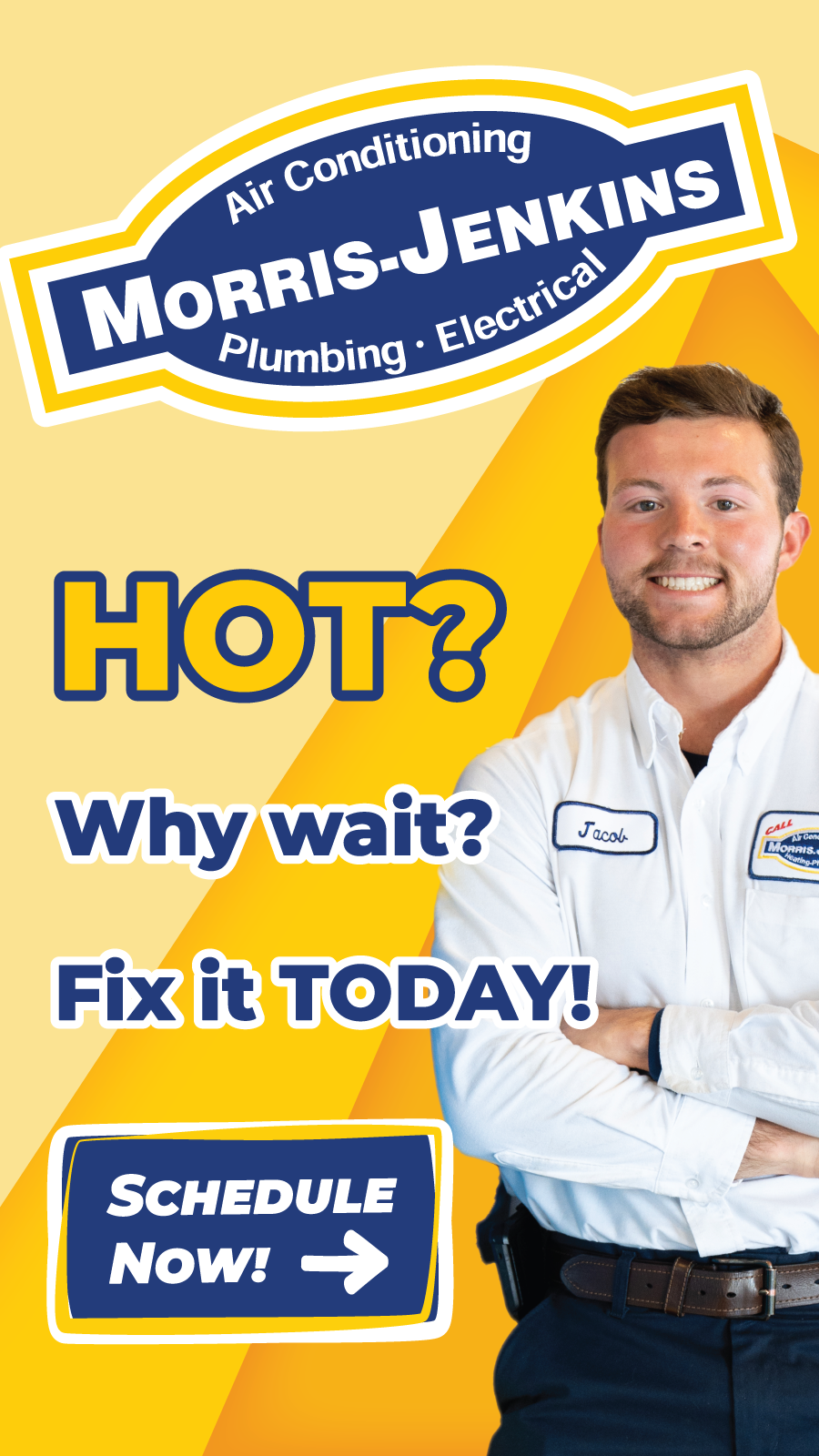 Morris-Jenkins Facebook ad: Your Local HVAC Experts