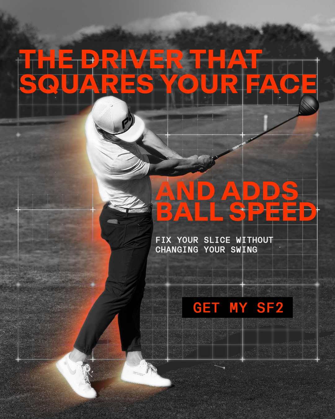 Performance Golf Facebook ad