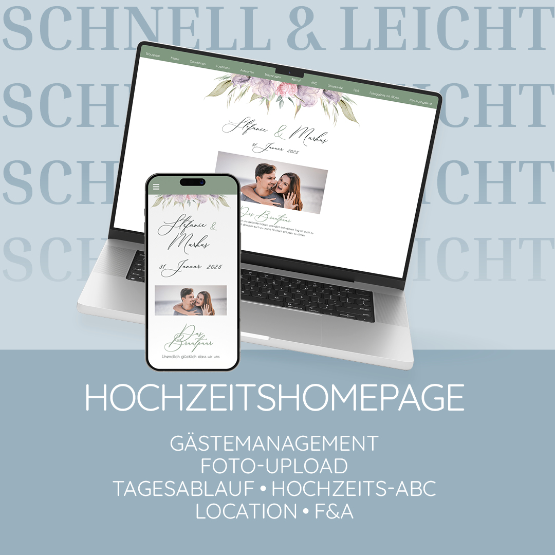 herzkarten.de Facebook ad: Gestaltet Eure eigene Hochzeitshomepage, passend zu den…