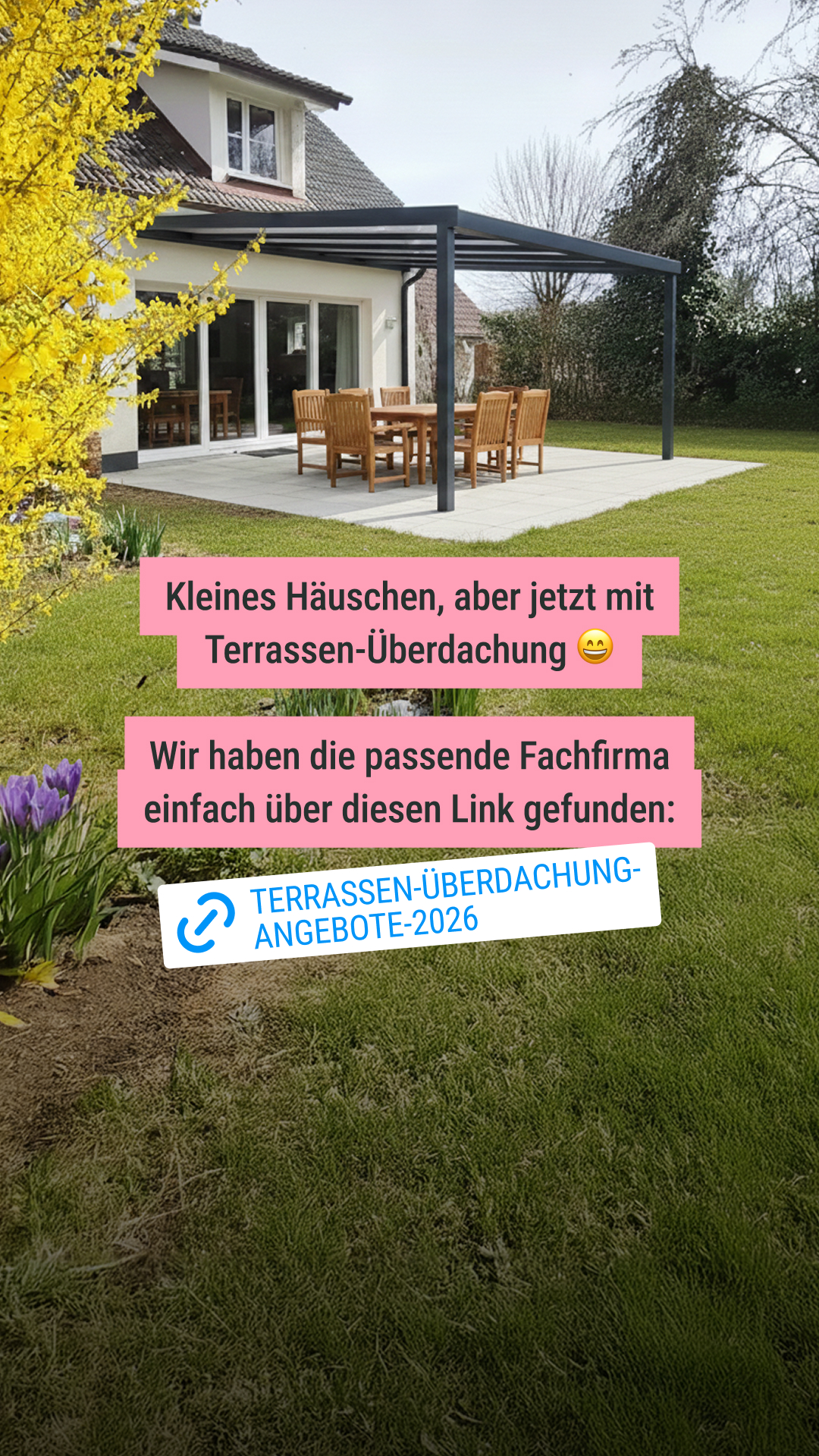 Aroundhome - Terrassenüberdachung Facebook ad from Apr 7, 2026