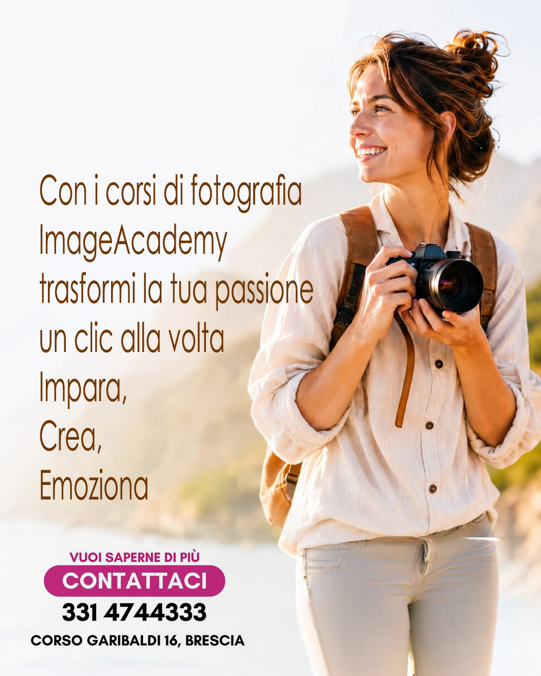 ImageAcademy Facebook ad: ImageAcademy Brescia C.so Garibaldi,16 Tel. 3314744333