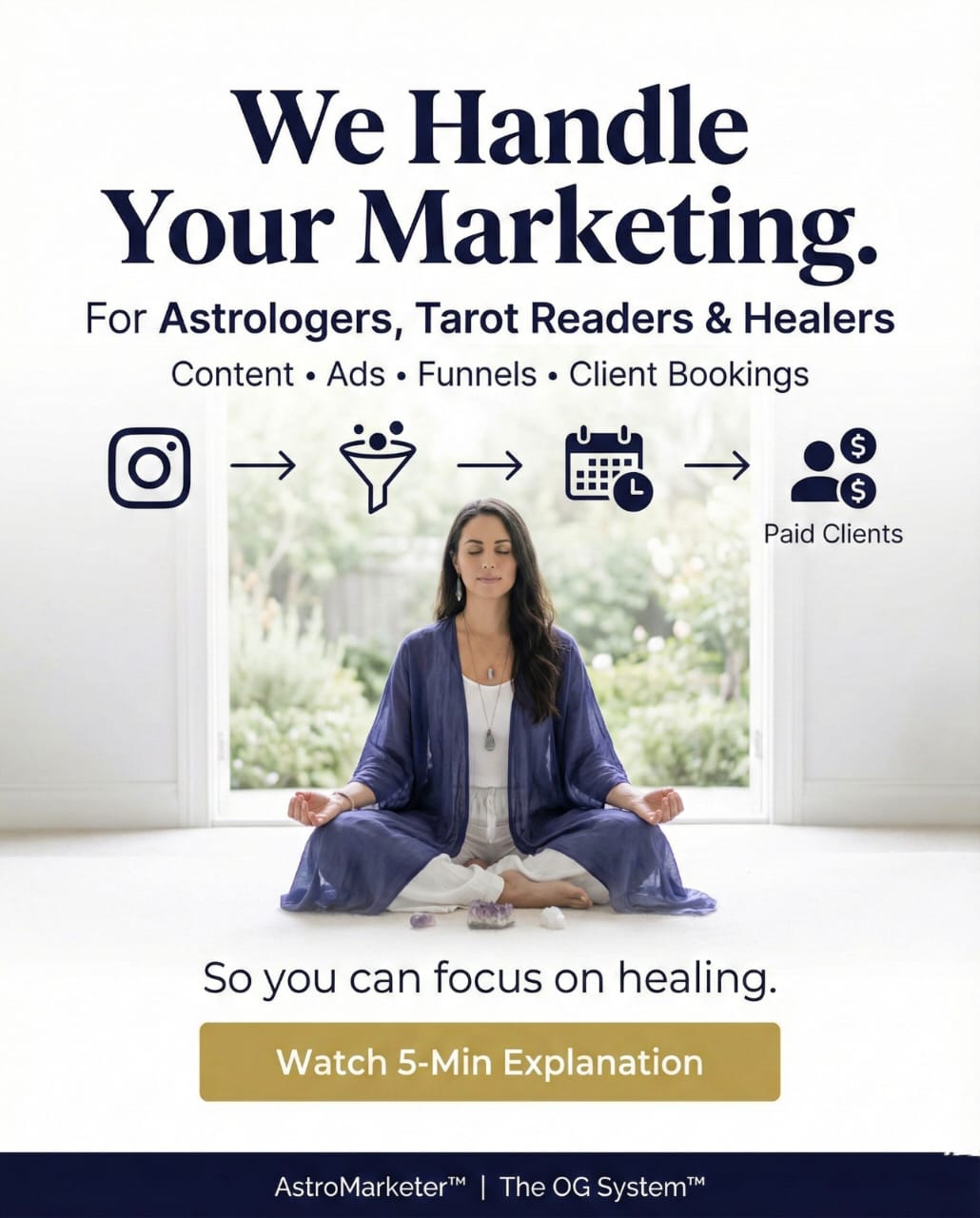 AstroMarketer Facebook ad: More Paid Clients