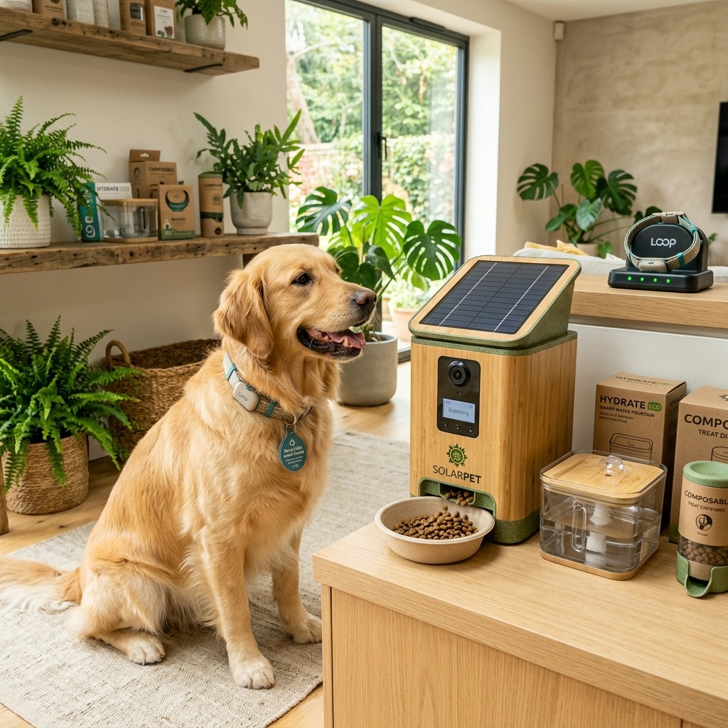 EcoFriendly Pet Products Facebook ad: Caring for our dogs and protecting the planet…