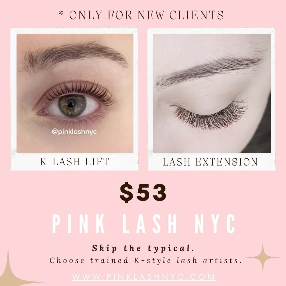 PINK LASH Facebook ad