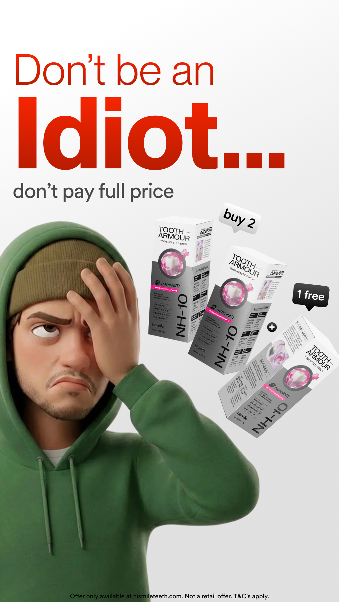 Hismile Facebook ad