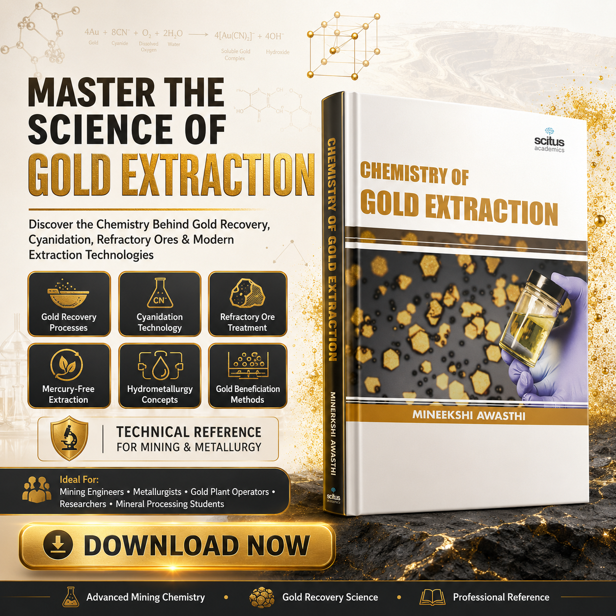 ChidoMining Facebook ad: Master the Science of Gold Recovery