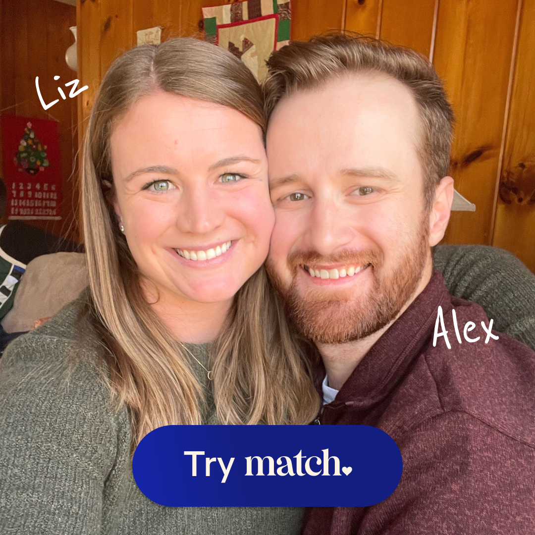 Match Facebook ad: Try Match.
