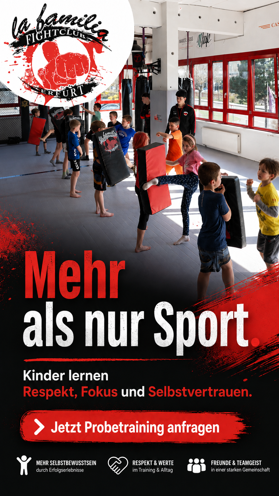 La familia Fightclub Erfurt Facebook ad