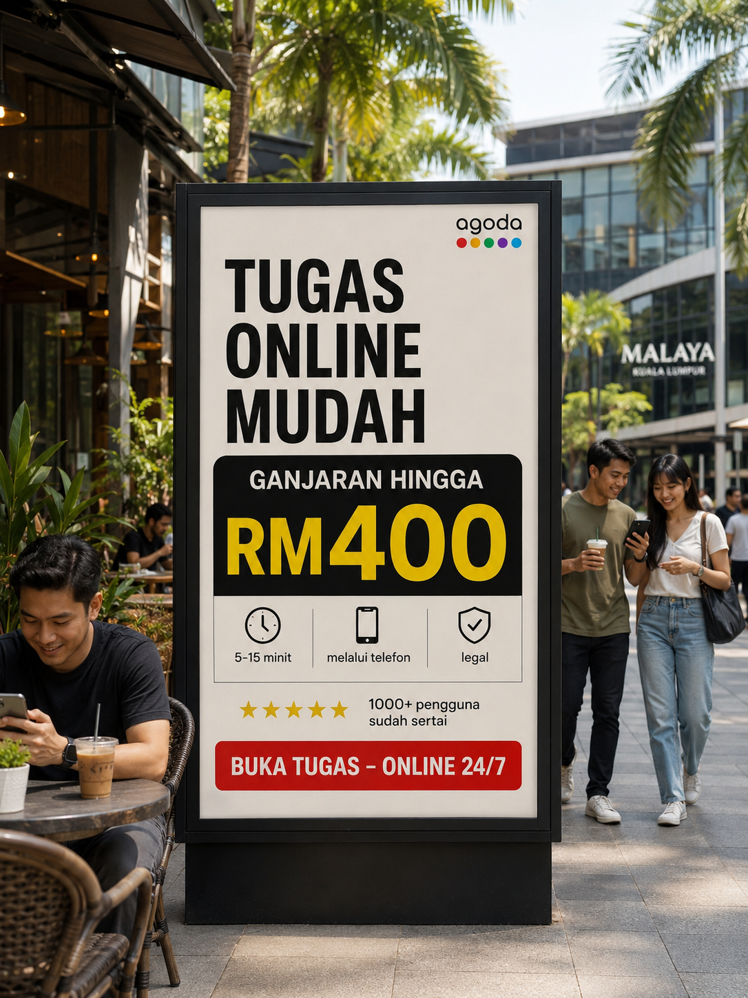 Fast Asia Facebook ad: Tulis Hello di Telegram dan dapatkan bonus