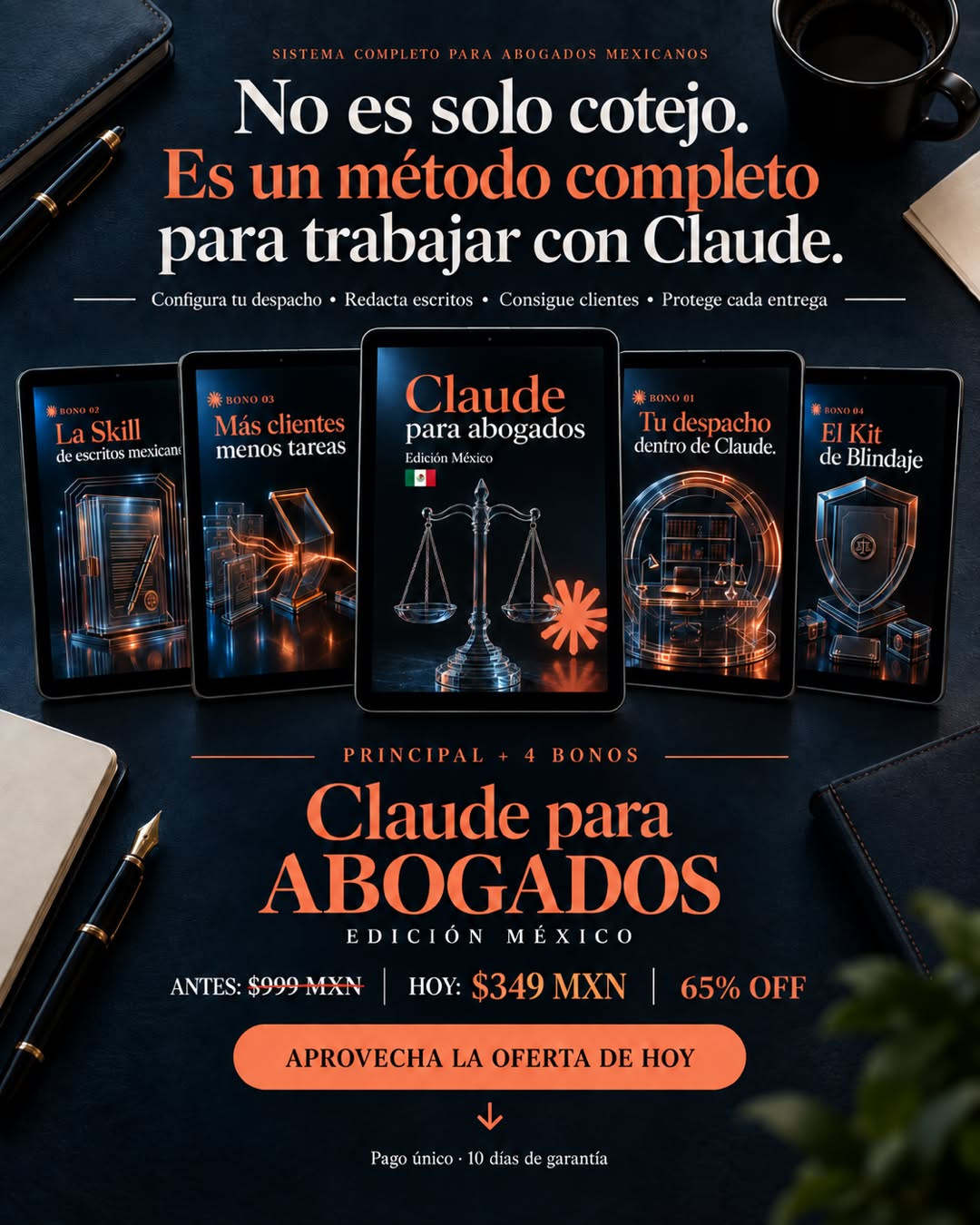 Automatiza juridico Facebook ad: Claude para Abogados | Edición México