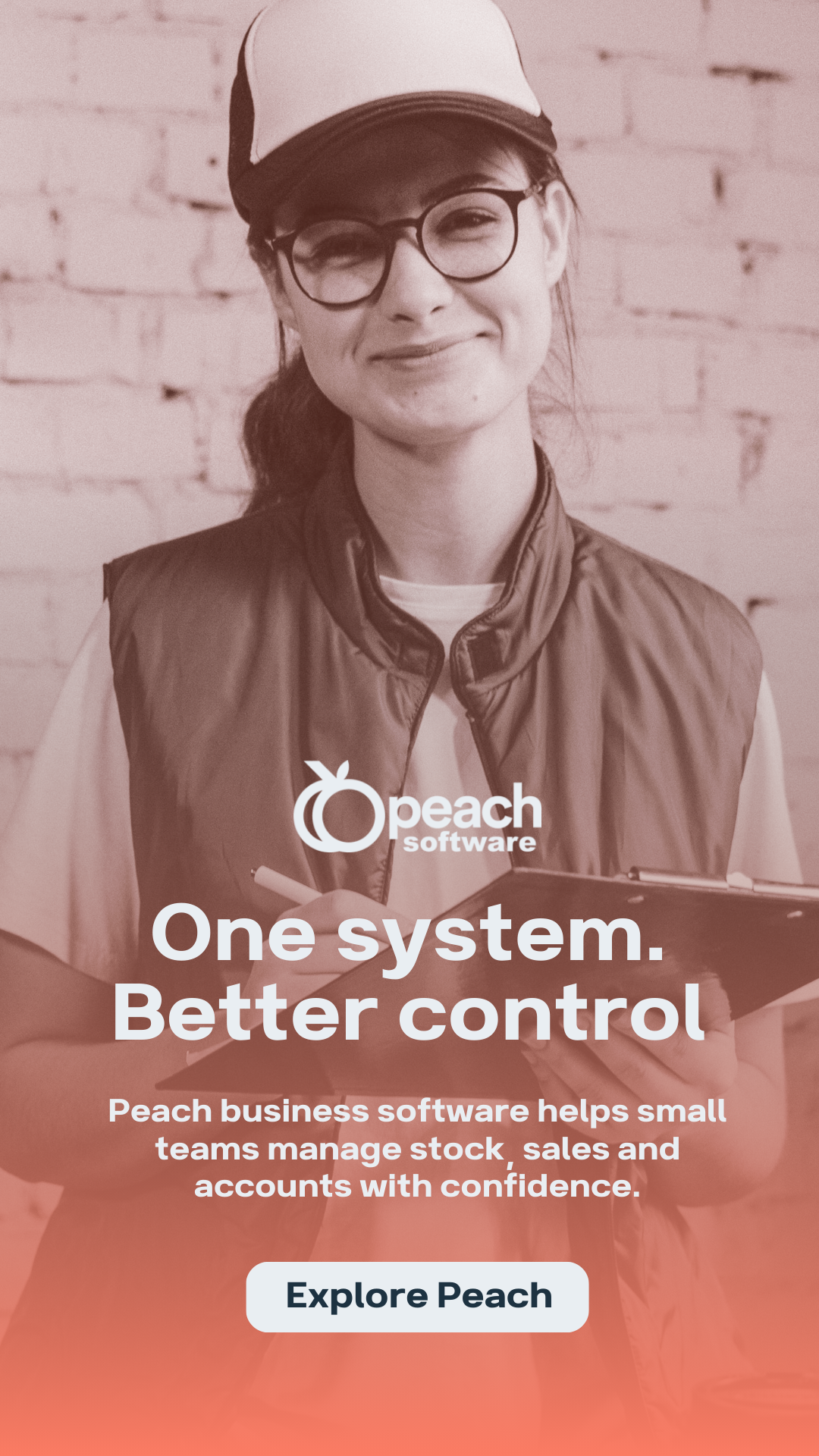 Peach Business Software Facebook ad from Jan 15, 2026