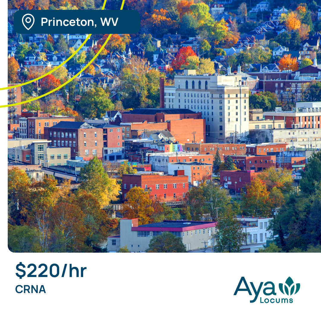Aya Locums Facebook ad