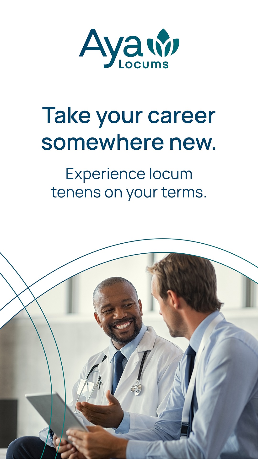 Aya Locums Facebook ad
