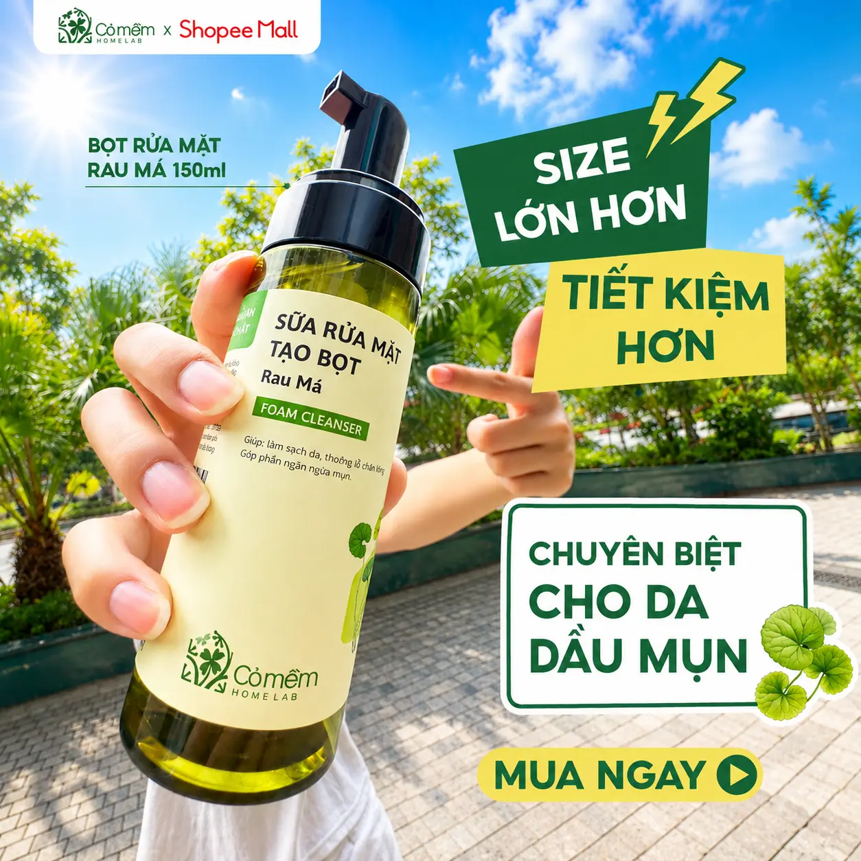 Cỏ Mềm - Thay thế hóa chất độc hại Facebook ad
