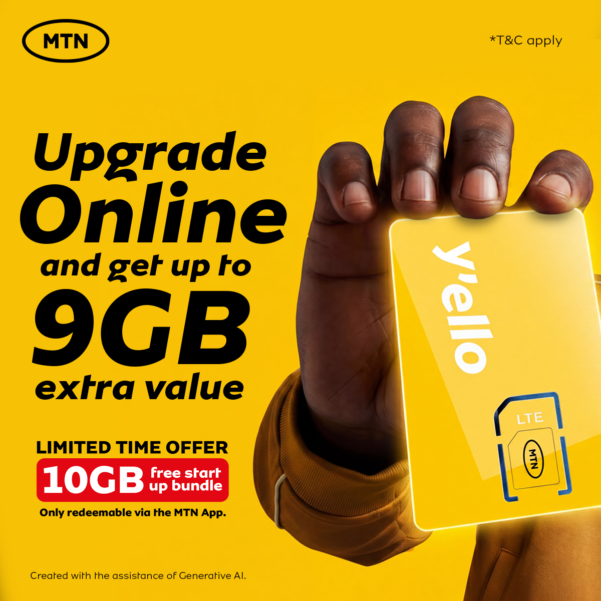 MTN South Africa Facebook ad
