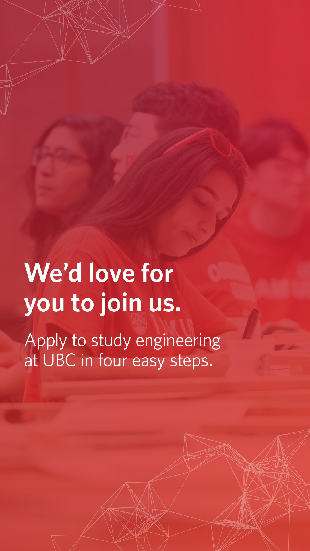 UBC Engineering Facebook ad